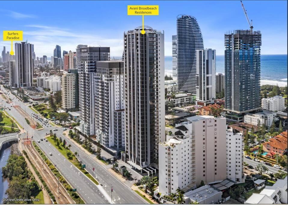 Broadbeach Stunner Modern And Central Gold Coast Exterior photo