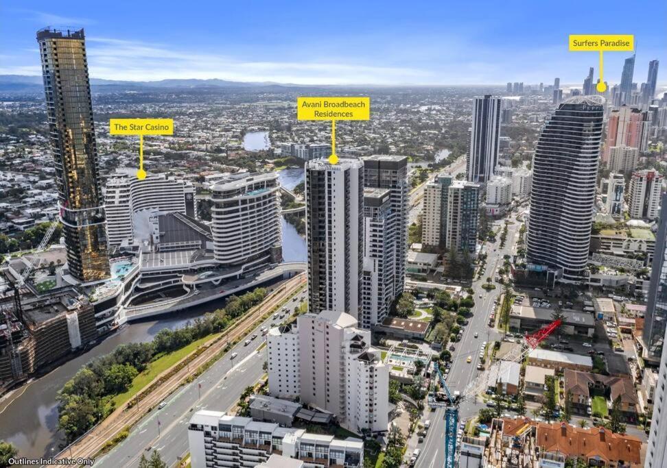 Broadbeach Stunner Modern And Central Gold Coast Exterior photo